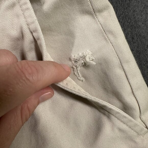 Polo Ralph Lauren Preston Pants Mens 35x30 Khaki Chino Flat Front Classic Fit - Picture 7 of 12